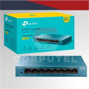 SWITCH DE 8 PUERTOS ETHERNET GIGABIT CASE - LS108G