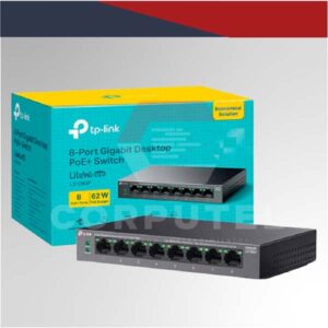 SWITCH DE 8 PUERTOS GIGABIT CON 8PUERTOS POE - LS108GP
