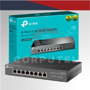 SWITCH NO ADMINISTRA 8 PUERTOS 2.5G MULTIGIGA-TL-SG108-M2